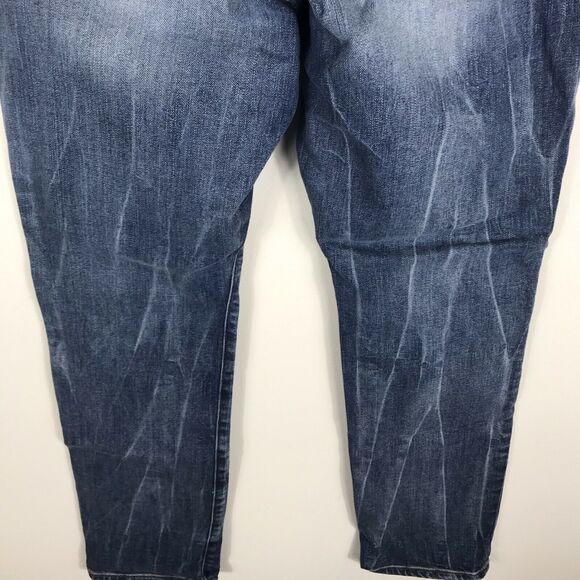 J. Crew Womens Jeans Stretch Size 30 Dark Wash‎ Cotton Distressed Mid Rise Blue - Picture 6 of 8